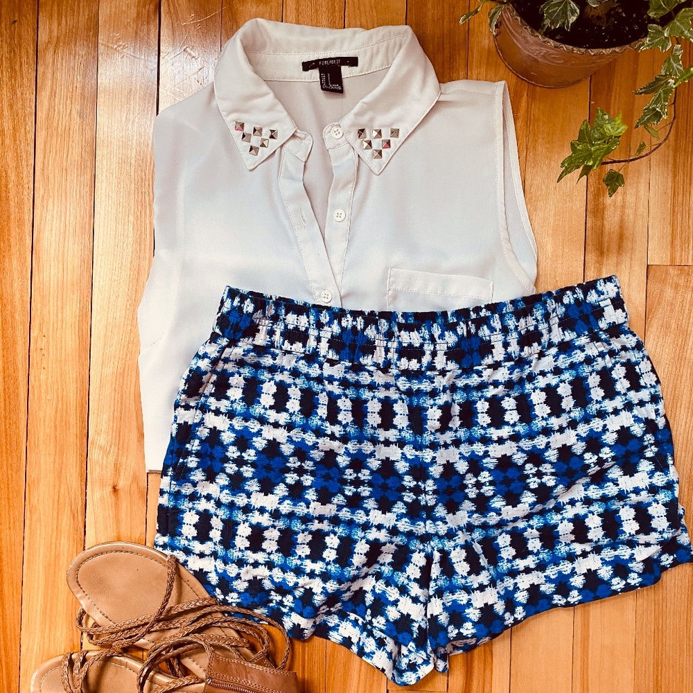 J.Crew Printed Pull-On Shorts